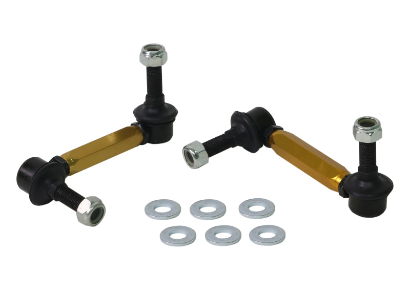 Whiteline 06-09 Toyota FJ Cruiser GSJ10 / 09+ GSJ15 Front Adjustable Heavy Duty Sway Bar Link Kit - eliteracefab.com