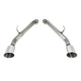 Remark 2014+ Infiniti Q50 Axle Back Exhaust w/Stainless Steel Single Wall Tip