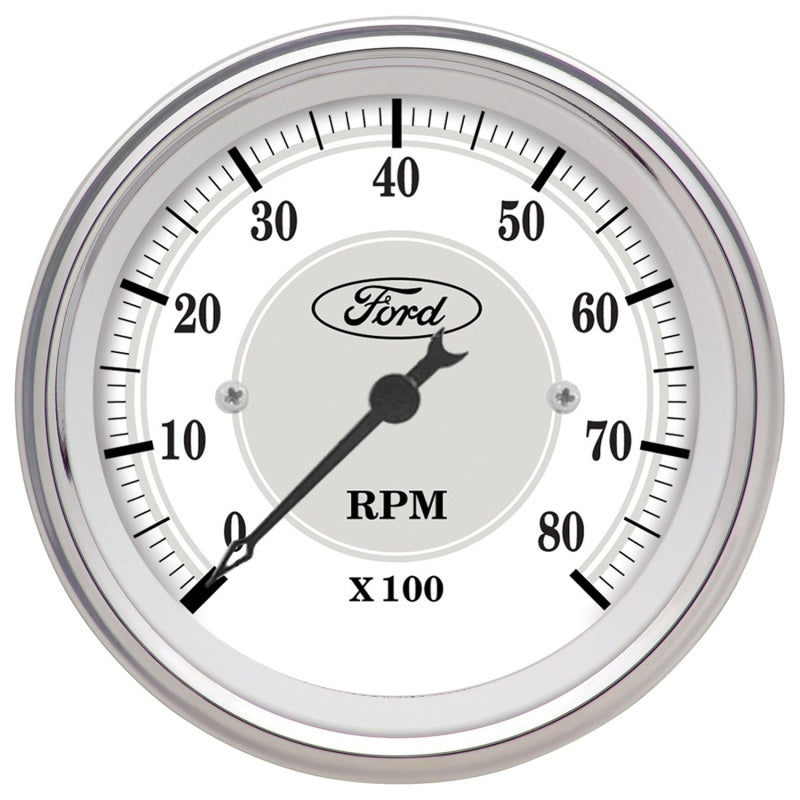 Autometer 3 1/8in In-Dash 8000 RPM Incandescent Flood Lit Tachometer 880088