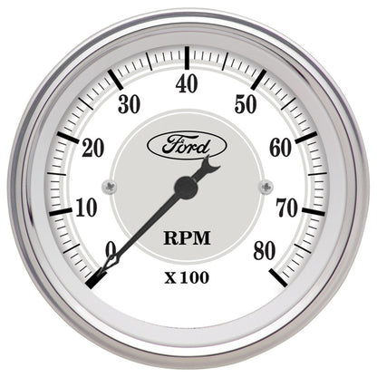 Autometer 3 1/8in In-Dash 8000 RPM Incandescent Flood Lit Tachometer 880088