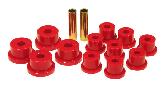 Prothane 85-88 Suzuki Samurai Spring & Shackle Bushings (OEM Shackles) - Red - eliteracefab.com