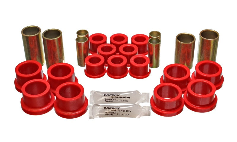 Energy Suspension 70-78 Nissan 240Z/260Z/280Z Red Rear Control Arm Bushing Set - eliteracefab.com