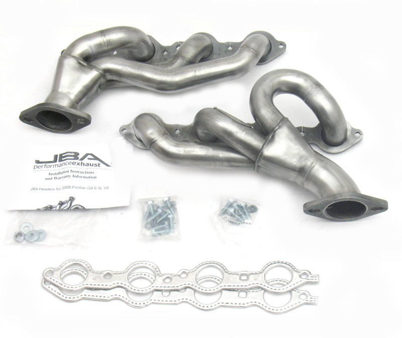 JBA 08-09 Pontiac G8 6.0/6.2L LS 1-3/4in Primary Raw 409SS Cat4Ward Header JBA