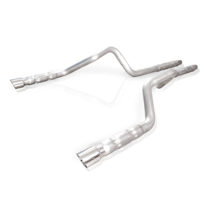 Stainless Works 2011-14 Mustang GT/2011-2012 Shelby GT500 3in Catback Retro Chambered Mufflers Stainless Works