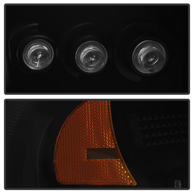 Spyder GMC Sierra 1500/2500 99-06 Projector Headlights LED Halo LED Blk Smke PRO-YD-CDE00-HL-BSM - eliteracefab.com