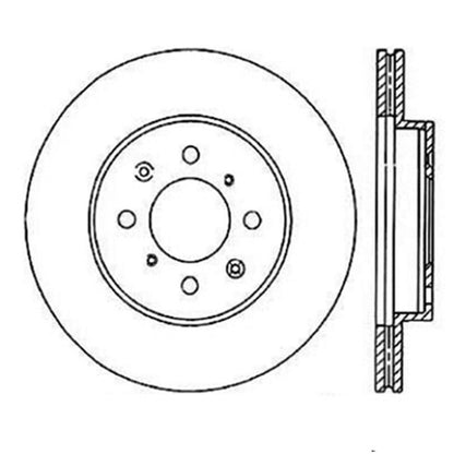 StopTech Power Slot 90-01 Integra (exc. Type R) /90-05 Civic EX/94-95 Civic SI wABS/99-03 Civic SI/ - eliteracefab.com