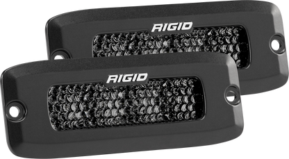 Rigid Industries SR-Q Series PRO Midnight Edition - Spot - Diffused - Pair - eliteracefab.com