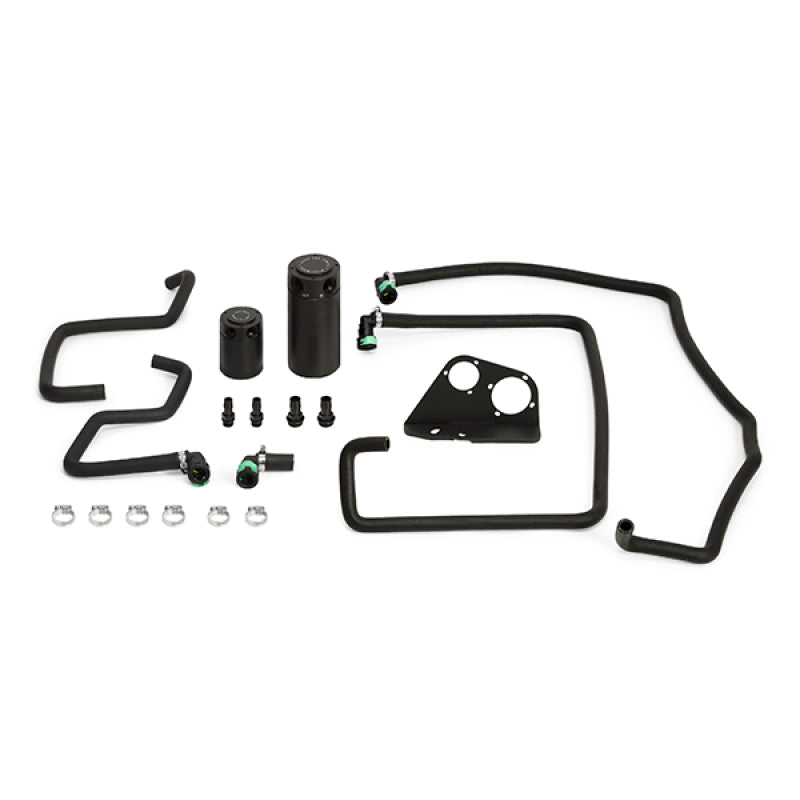 Mishimoto 15-16 Ford F-150 EcoBoost 3.5L Baffled Oil Catch Can Kit - Black - eliteracefab.com