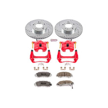 Load image into Gallery viewer, Power Stop 97-01 Acura Integra Front Z26 Street Warrior Brake Kit w/Calipers - eliteracefab.com