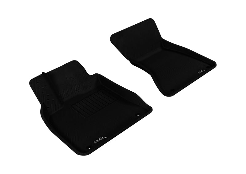 3D MAXpider 2009-2017 Audi Q5/SQ5 Kagu 1st Row Floormat - Black - eliteracefab.com