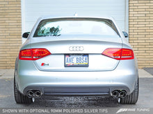 Load image into Gallery viewer, AWE Tuning Audi B8 / B8.5 S4 3.0T Track Edition Exhaust - Chrome Silver Tips (90mm) - eliteracefab.com