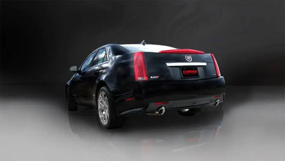 Corsa 09-13 Cadillac CTS Sedan V 6.2L V8 Polished Sport Axle-Back Exhaust - eliteracefab.com