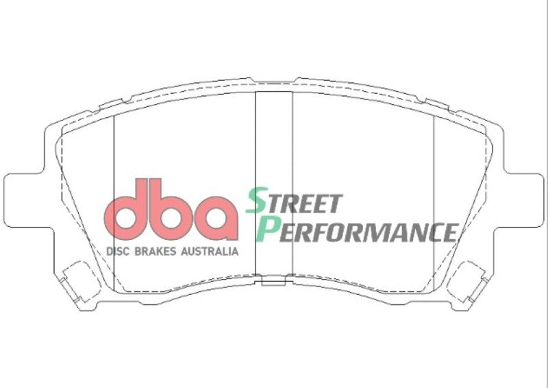 DBA Street Performance Front Brake Pads - DB1342SP DBA