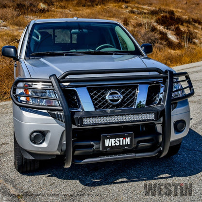 Westin 12-20 Nissan Frontier Sportsman X Grille Guard - Textured Black Westin