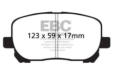 Load image into Gallery viewer, EBC 02-08 Pontiac Vibe 1.8 Greenstuff Front Brake Pads - eliteracefab.com