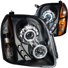 Load image into Gallery viewer, ANZO USA GMC Yukon Projector Headlights W/ Halo Black Ccfl; 2007-2014 - eliteracefab.com