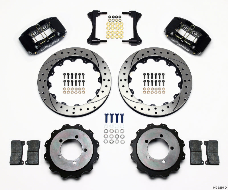 Wilwood Dynapro Radial Rear Kit 13.00in Drilled Mitsubishi EVO VIII Wilwood