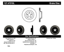 Load image into Gallery viewer, STOPTECH 02-10 SUBARU WRX SLOTTED &amp; DRILLED LEFT FRONT ROTOR (EXC. STI), 127.47018L - eliteracefab.com