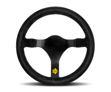 Load image into Gallery viewer, Momo R1930/32S Steering Wheel 320 mm -  Black Suede/Black Spokes