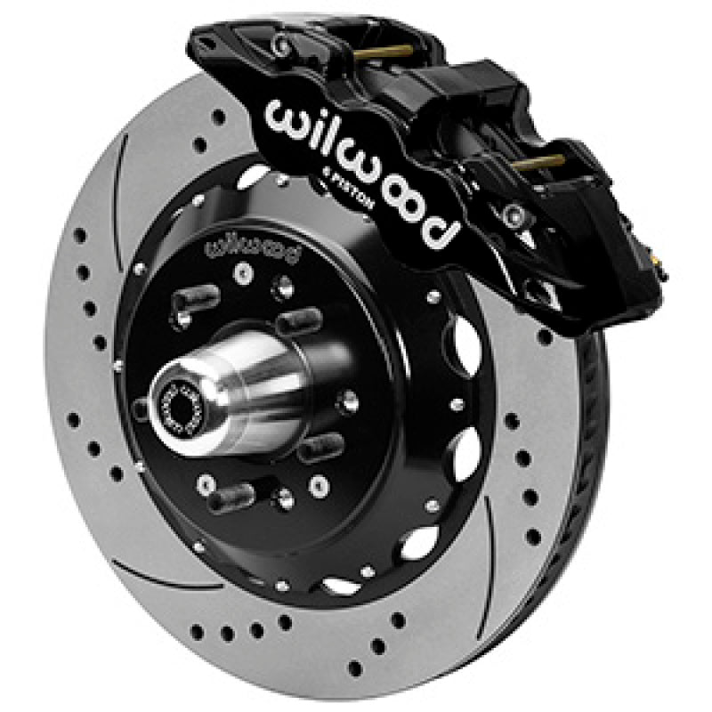Wilwood Aero6R/ST Front Big Brake Kit 14in D/S Black Powder Coat 79-88 Chevrolet Monte Carlo Wilwood