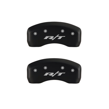 MGP 4 Caliper Covers Engraved Front & Rear RT Red finish silver ch MGP