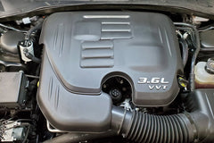 J&L 11-20 Dodge Charger/Challenger/Chrysler 300C Oil Separator 3.0 Passenger Side - Clear Anodized - eliteracefab.com