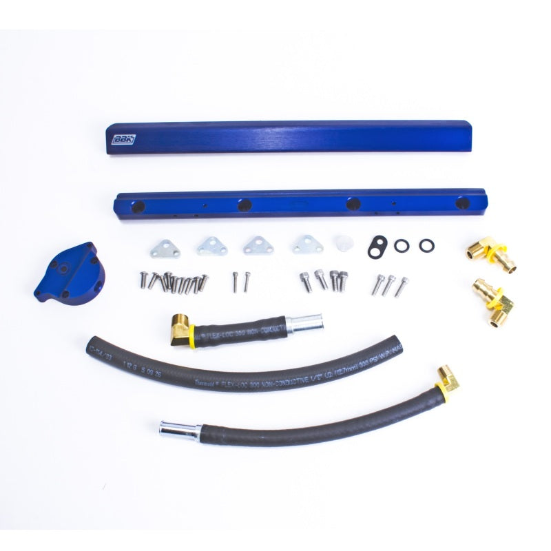 BBK 86-93 Mustang 5.0 High Flow Billet Aluminum Fuel Rail Kit - eliteracefab.com