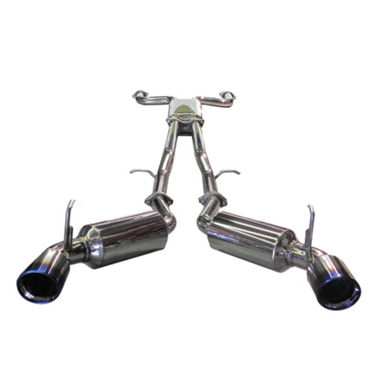 Injen 03-08 350Z Dual 60mm SS Cat-Back Exhaust w/ Built In Resonated X-Pipe - eliteracefab.com