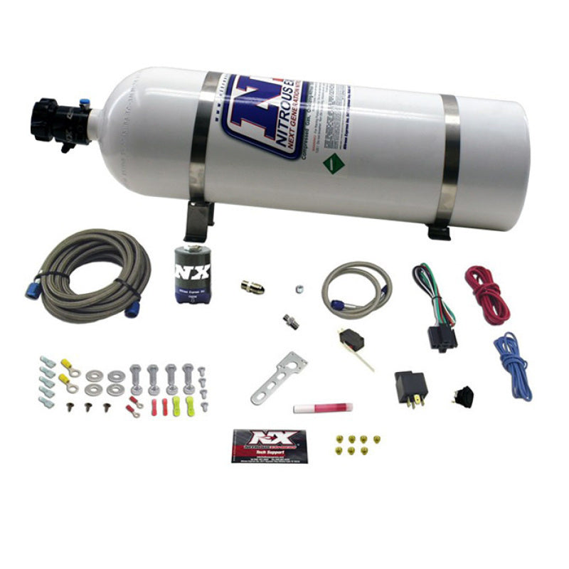 Nitrous Express Diesel Stacker 3 Nitrous Kit w/15lb Bottle - eliteracefab.com