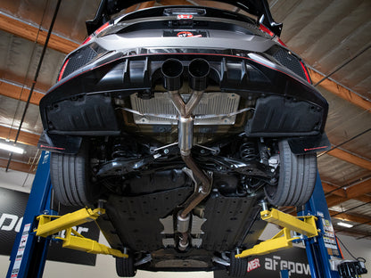 aFe Takeda 2.5in 304SS Axle-Back Exhaust System 17-19 Honda Civic Type R L4-2.0L (t) - Black Tip aFe