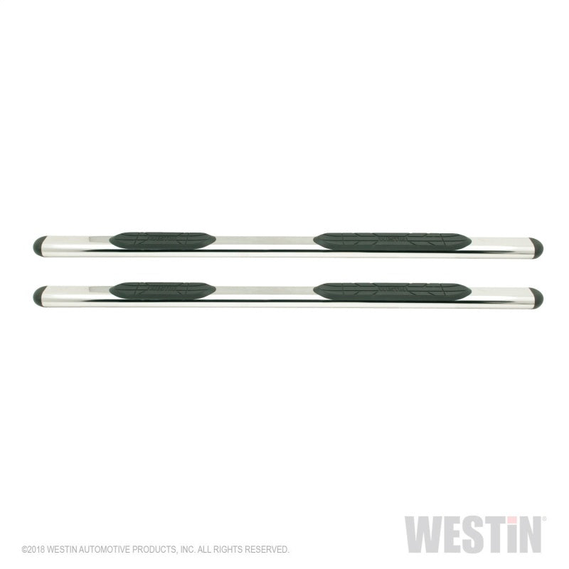 Westin Premier 4 Oval Nerf Step Bars 85 in - Stainless Steel - eliteracefab.com