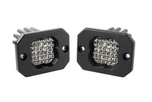 Load image into Gallery viewer, Diode Dynamics Stage Series C1 LED Pod Sport - White Flood Flush WBL (Pair)