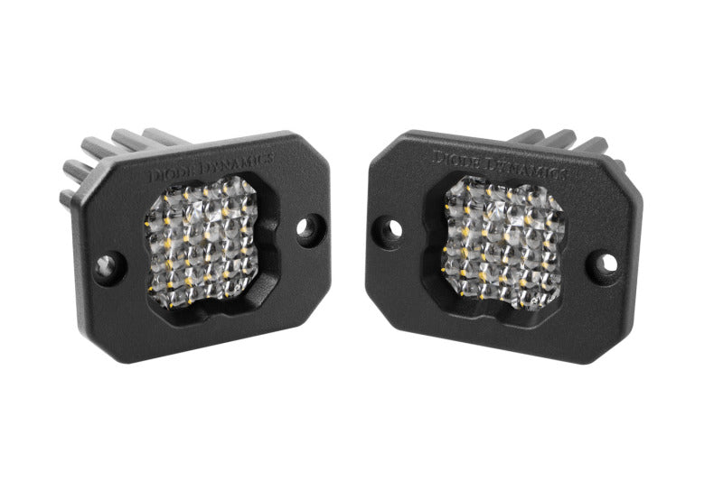 Diode Dynamics Stage Series C1 LED Pod Sport - White Flood Flush RBL (Pair) Diode Dynamics