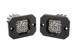 Diode Dynamics Stage Series C1 LED Pod Pro - White Flood Flush RBL (Pair)