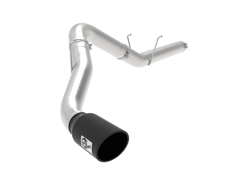 aFe Large Bore-HD 5in 409SS DPF-Back Exhaust System w/Black Tip 19-20 Ram Diesel Trucks L6-6.7L (td) aFe
