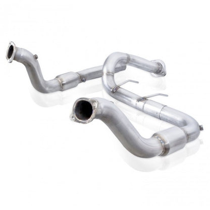 STAINLESS WORKS Full 3" Downpipe High-Flow Cats Ford F-150 Raptor 17-20 - eliteracefab.com