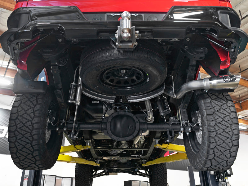 afe Apollo GT Series 2019 GM Silverado/Sierra 1500 4.3L/5.3L 409 SS CB Exhaust System w/Polished Tip aFe