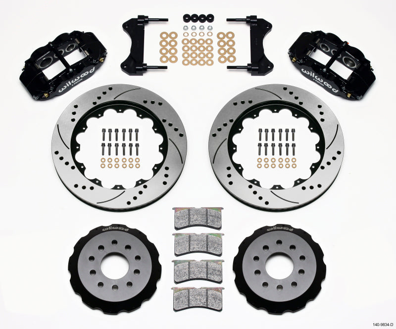 Wilwood Narrow Superlite 6R Front Hat Kit 14.00in Drilled 98-02 Camaro/Firebird Wilwood