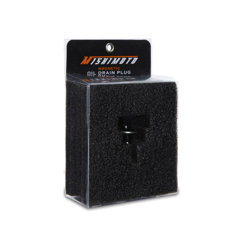 Mishimoto Magnetic Oil Drain Plug M12 x 1.5 Black - eliteracefab.com