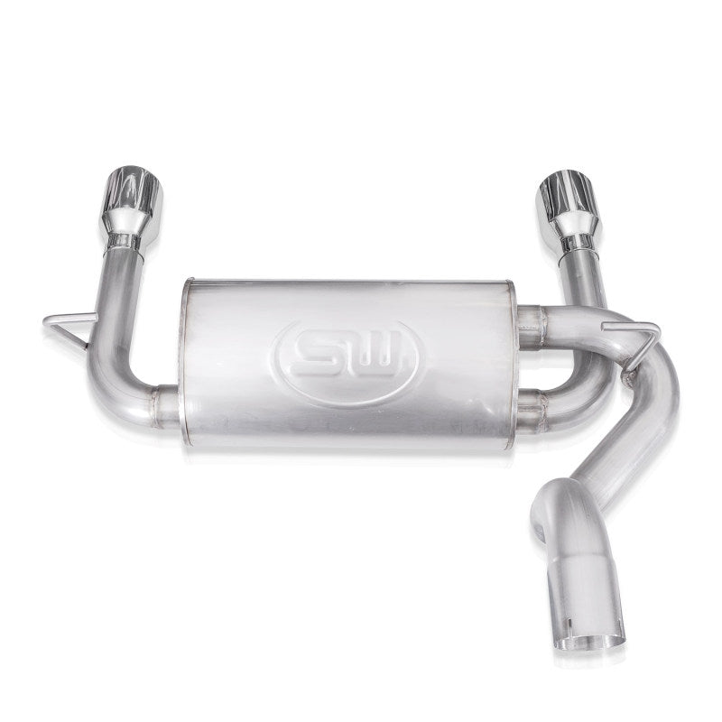 Stainless Works 2018+ Jeep Wrangler JL 304SS Factory Connect 2.5in Axle Back Exhaust System Stainless Works
