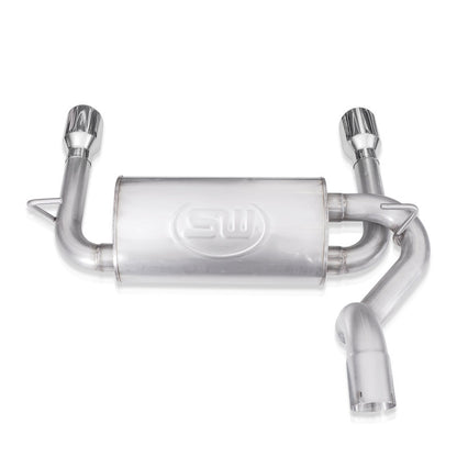 Stainless Works 2018+ Jeep Wrangler JL 304SS Factory Connect 2.5in Axle Back Exhaust System Stainless Works
