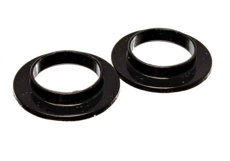 Energy Suspension Universal 2 3/16in ID 3 1/2in OD 11/16in H Black Coil Spring Isolators (2 per set) - eliteracefab.com