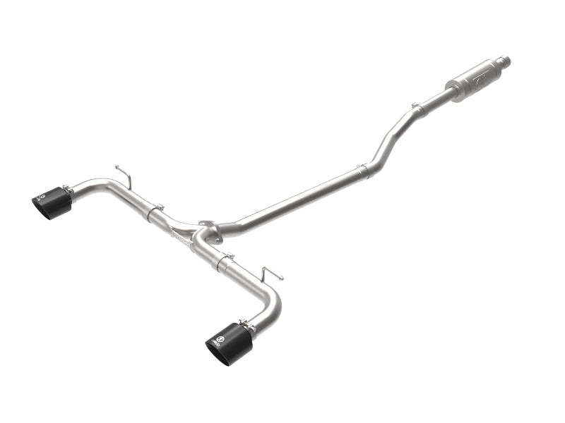 aFe Takeda 2-1/2in 304 SS Cat-Back Exhaust w/ Black Tips 14-18 Mazda 3 L4 2.0L/2.5L aFe