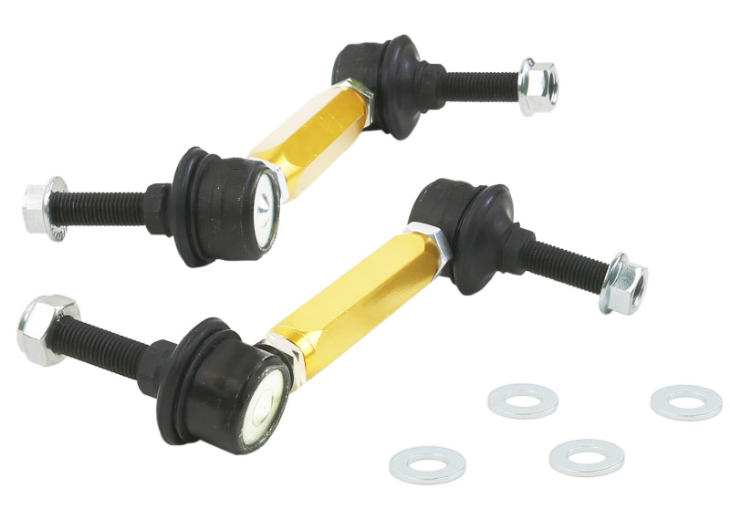 Whiteline Universal Sway Bar End Link Kit - 130-155mm Heavy Duty Adjustable - 10mm Ball Studs Whiteline