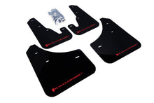 Load image into Gallery viewer, Rally Armor UR Mudflaps Urethane - Mazda 3 2004-2009 (inc. 2007-2009 Mazdaspeed3) - Black/Red - eliteracefab.com