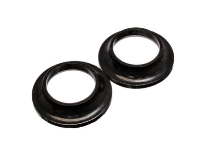 Energy Suspension 91-96 Chevrolet Full Size Black Rear Upper Coil Spring Isolators - eliteracefab.com