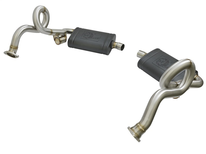 aFe MACHForce XP 13-15 Porsche Cayman S/Boxster S (981) H6-3.4L 2-2.5in. SS Cat-Back Exhaust System aFe
