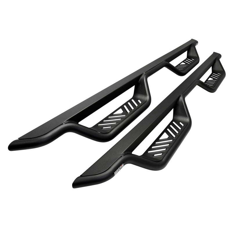 Westin Outlaw Drop Nerf Bars Textured Black - 20-14015