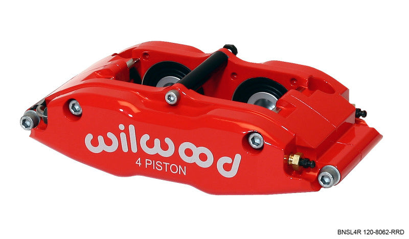 Wilwood Caliper-BNSL4R-Red 1.25in Pistons 1.10in Disc Wilwood