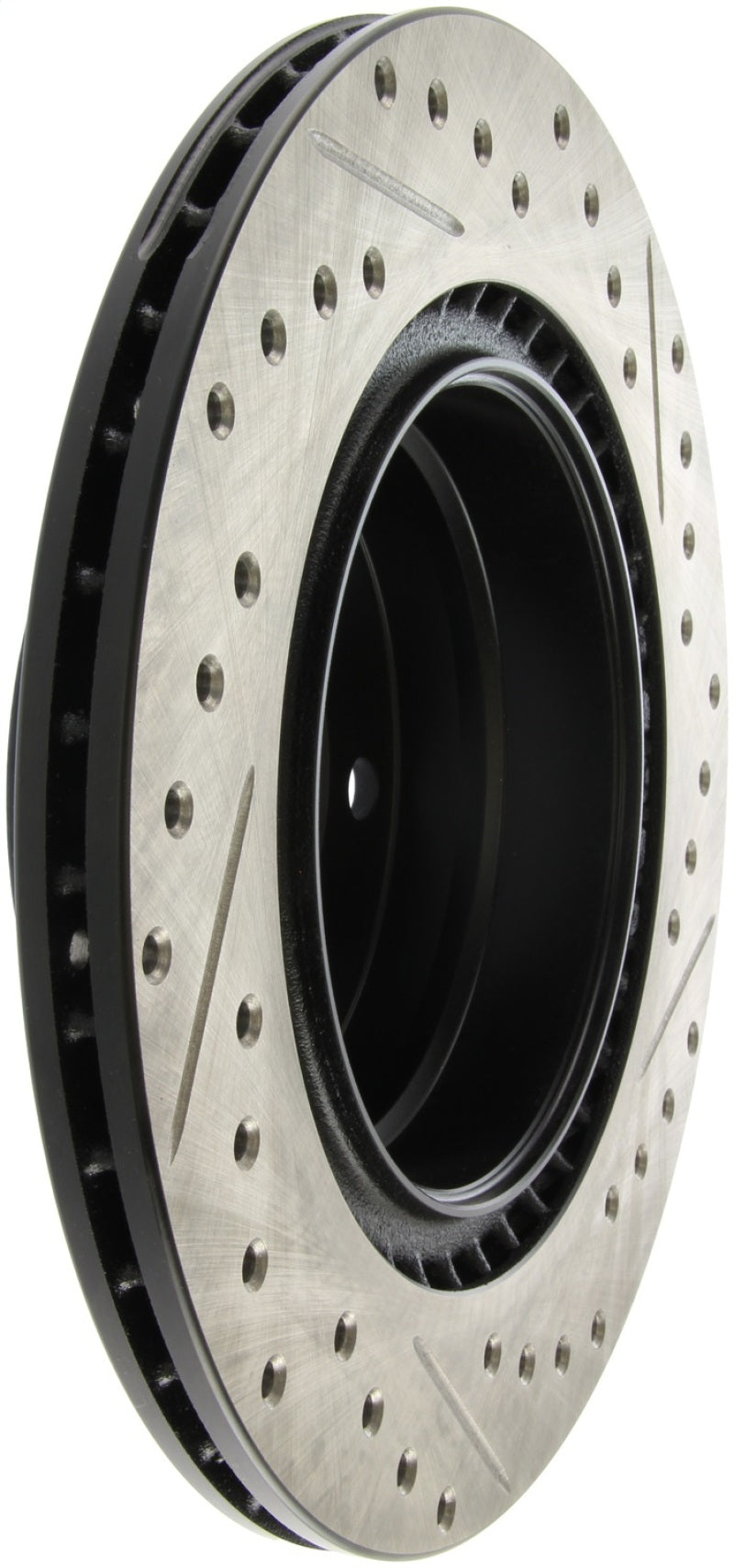 StopTech 06 BMW 325 / 07-09 BMW 328 Slotted & Drilled Right Rear Rotor Stoptech